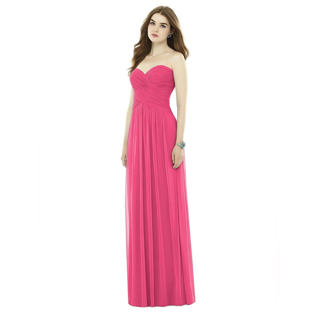 BLACK Alfred Sung Formal Prom Bridesmaids Dress Sz 6